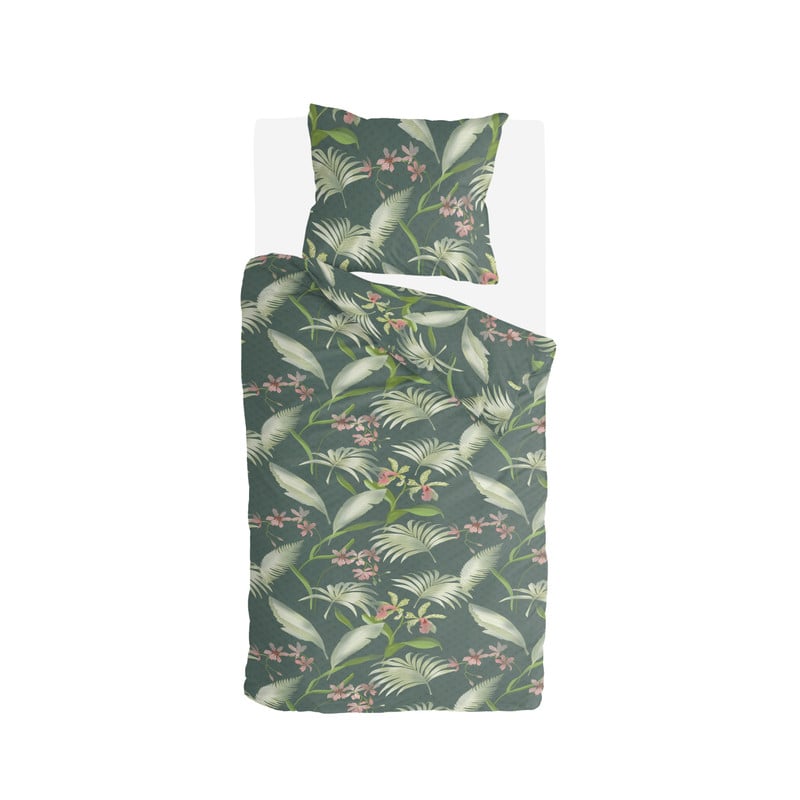 Dekbedovertrek 1-persoons - jungle - 140x220 cm
