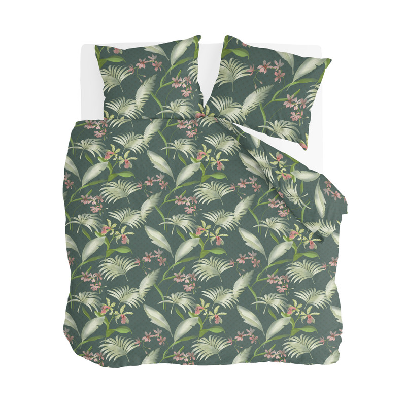 Dekbedovertrek 2-persoons - jungle - 240x220 cm
