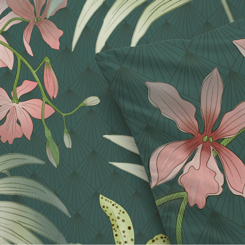 Dekbedovertrek 2-persoons - jungle - 240x220 cm