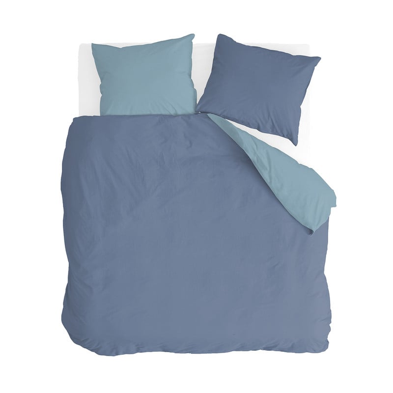 Dekbedovertrek 2-persoons - blauw - 240x220 cm 