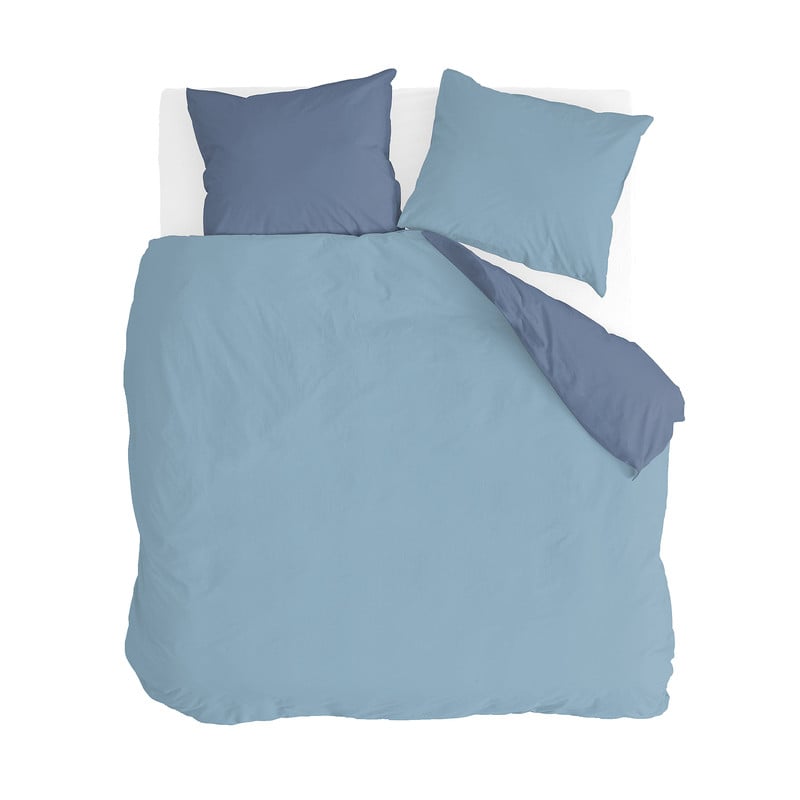 Dekbedovertrek 2-persoons - blauw - 240x220 cm 