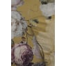 Dekbedovertrek 2-persoons - bloemen okergeel - 240x220 cm 