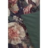 Dekbedovertrek 2-persoons - bloemen groen - 240x220 cm 