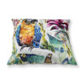 Sierkussen jungle papegaai - multikleur - 45x45 cm