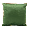 Sierkussen velours - groen - 45x45 cm