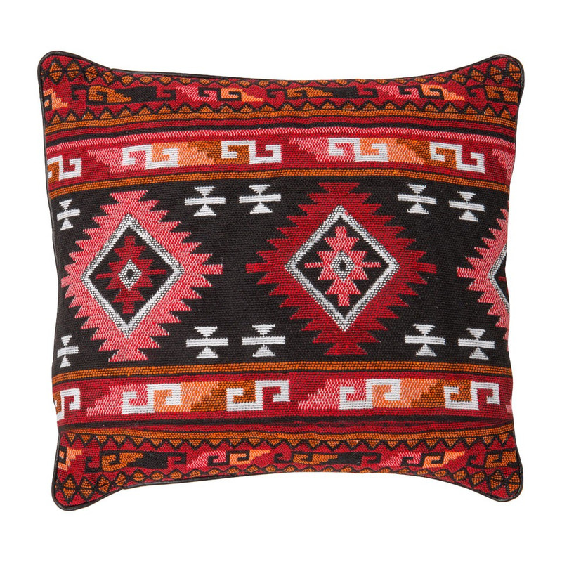 Sierkussen indian style - roze - 45x45 cm