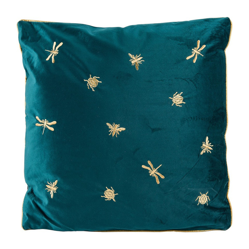 Sierkussen insecten groen - 43 x 43 cm