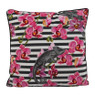 Sierkussen orchidee kameleon - multikleur - 45x45 cm