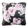 Sierkussen bloemenprint - roze - 45x45 cm