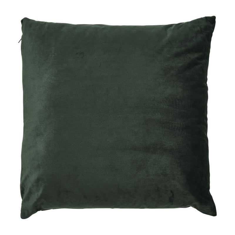 Sierkussen reliëf blad - groen - 45x45 cm