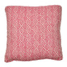 Sierkussen roze/wit - ruitjes - 45x45 cm