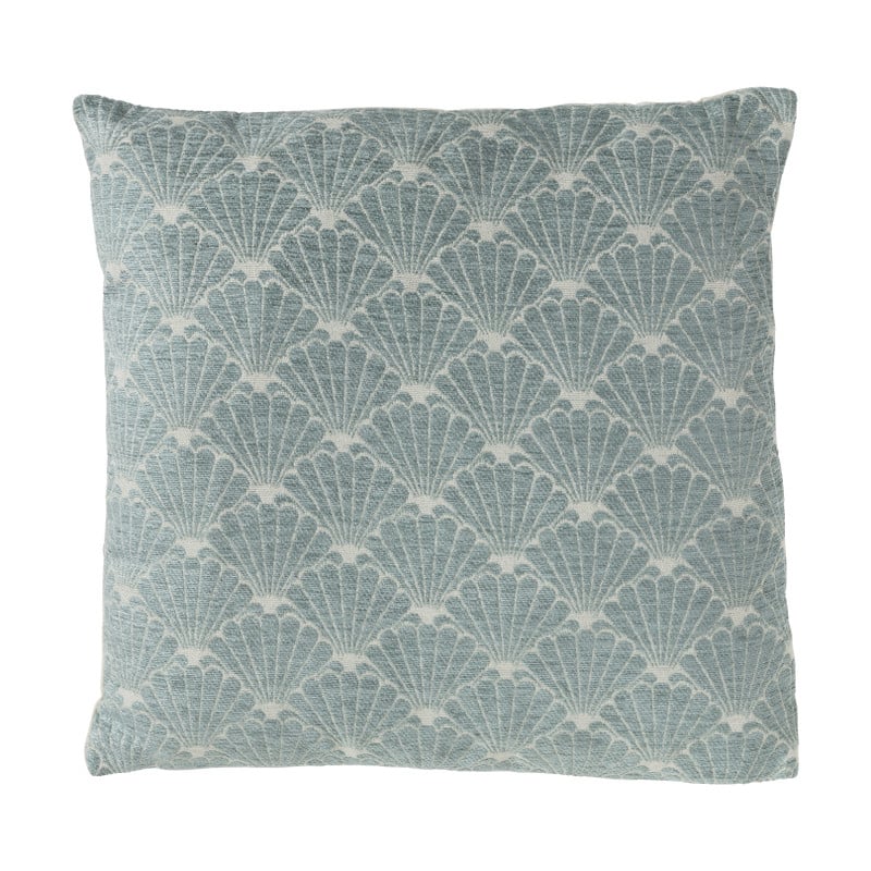 Sierkussen chenille -  groen - 45x45 cm