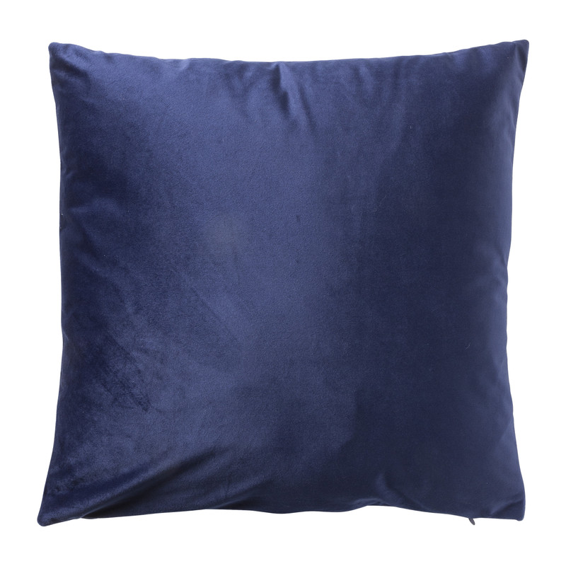 Sierkussen luipaard - blauw/goud - 45x45 cm