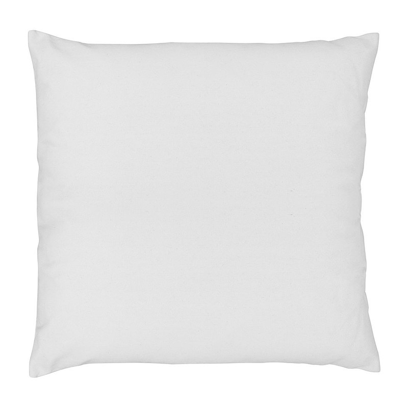 Sierkussen anemone - wit - 60x60 cm