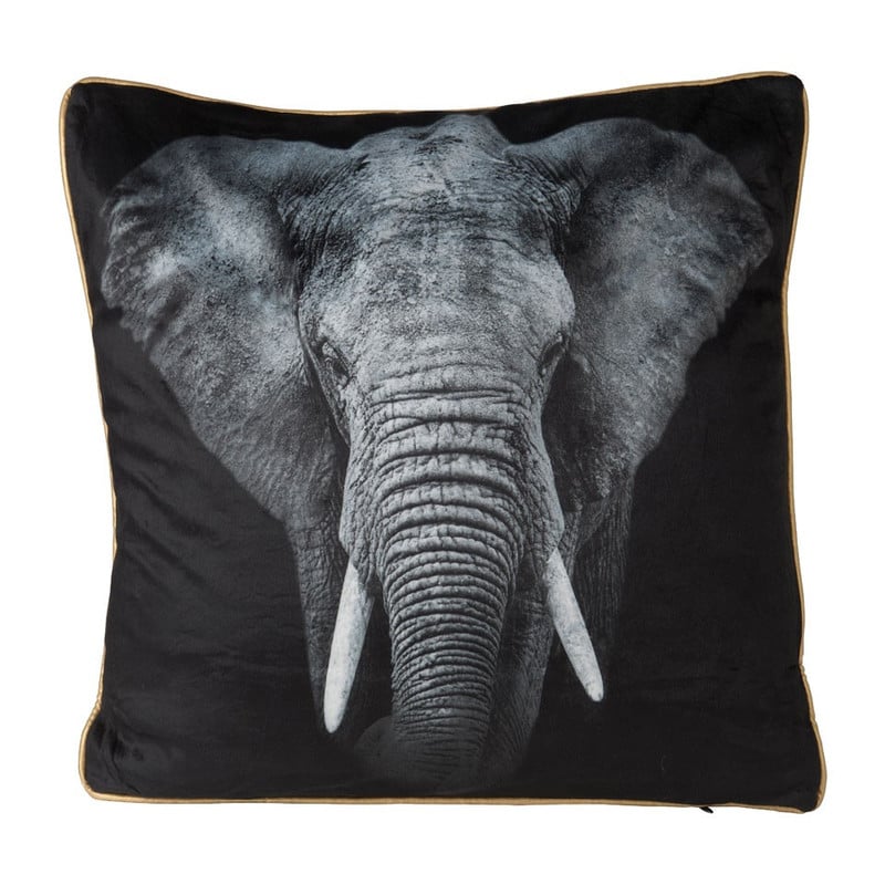 Sierkussen olifant - 45x45 cm 