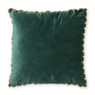 Sierkussen LED lichtjes - groen - 45x45 cm 