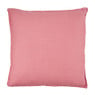 Linnen sierkussen - roze - 43x43 cm