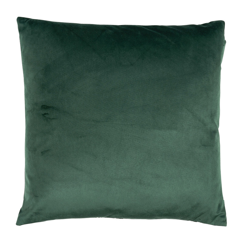 Sierkussen vintage - donkergroen - 45x45 cm