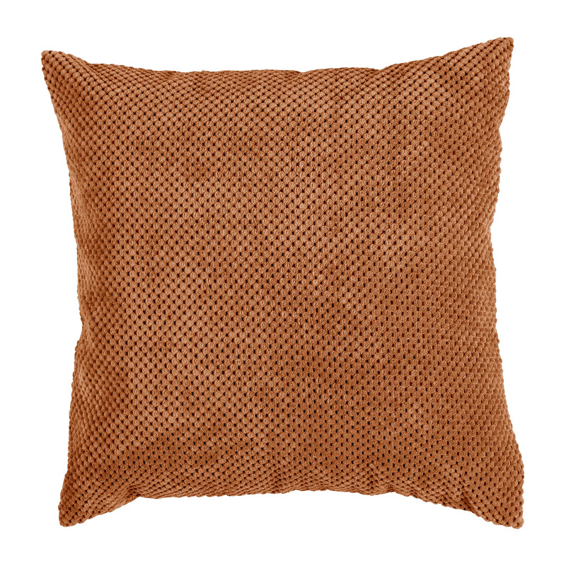Sierkussen blokje - donkergrijs - 45x45 cm