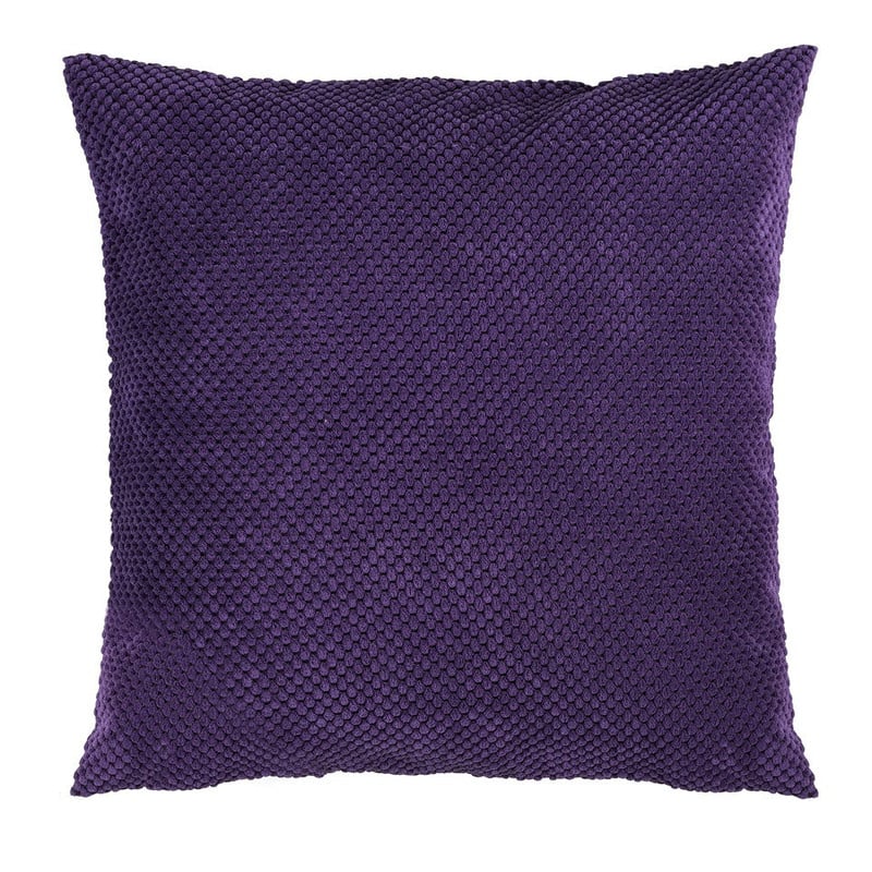 Sierkussen blokje - paars - 45x45 cm