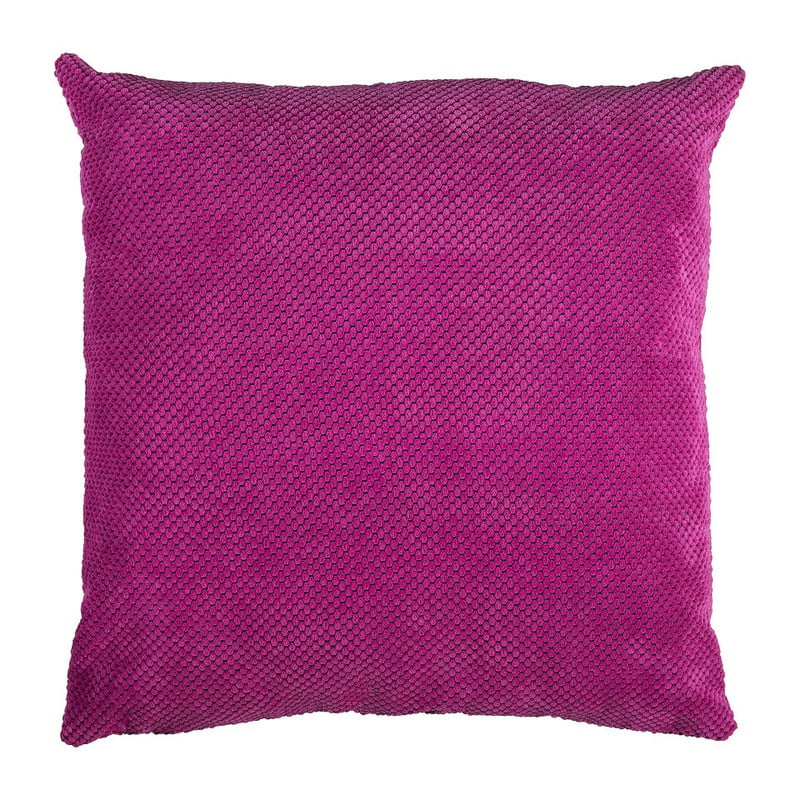 Sierkussen blokje - fuchsia - 60x60 cm