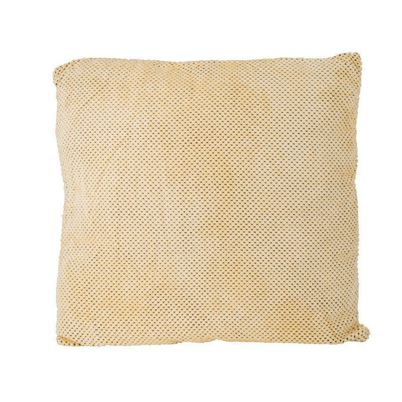 Sierkussen blokje - soft geel - 60x60 cm