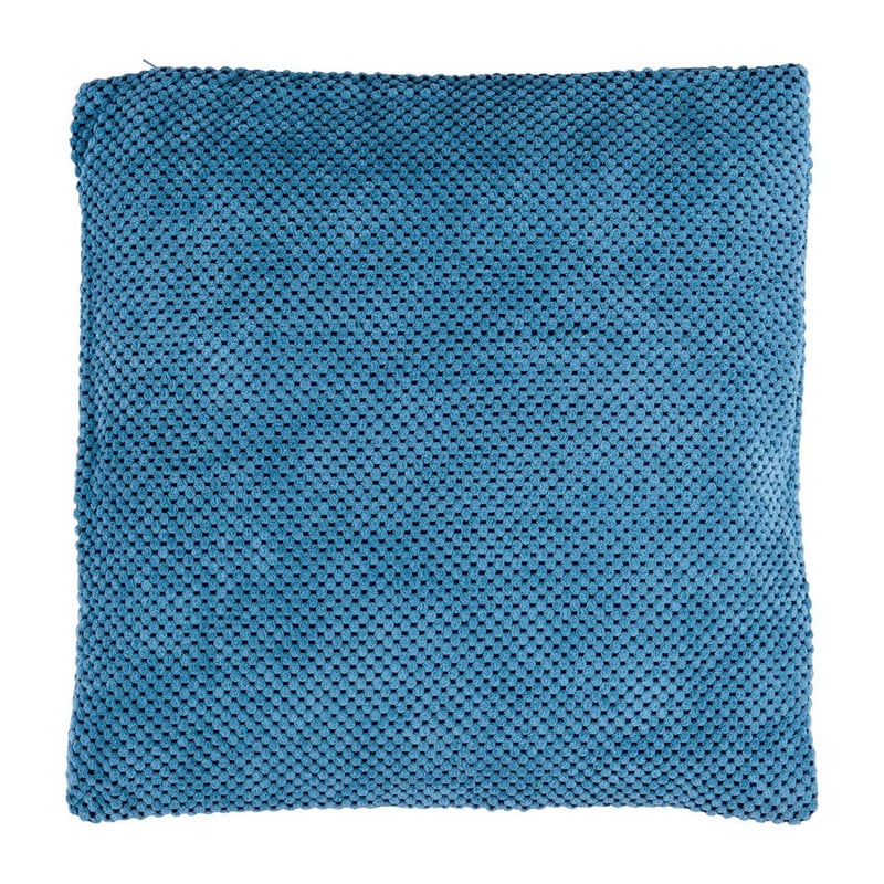 Sierkussen blokje - blauw - 45x45 cm