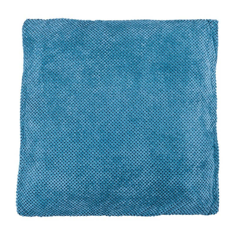 Sierkussen blokje  - blauw- 60 x 60 x 6 cm