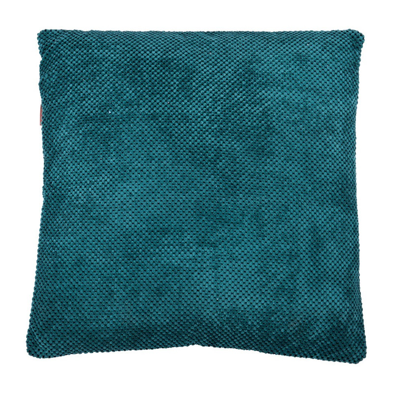 Sierkussen blokje -  petrol - 60 x 60 x 6 cm