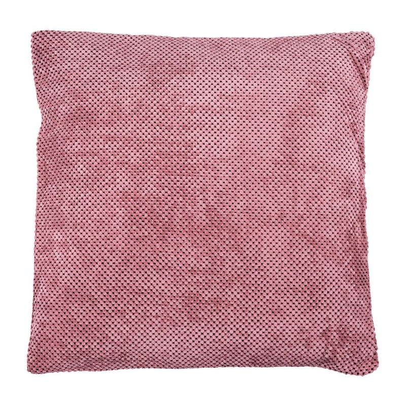 Sierkussen blokje -  oud roze - 60 x 60 x 6 cm