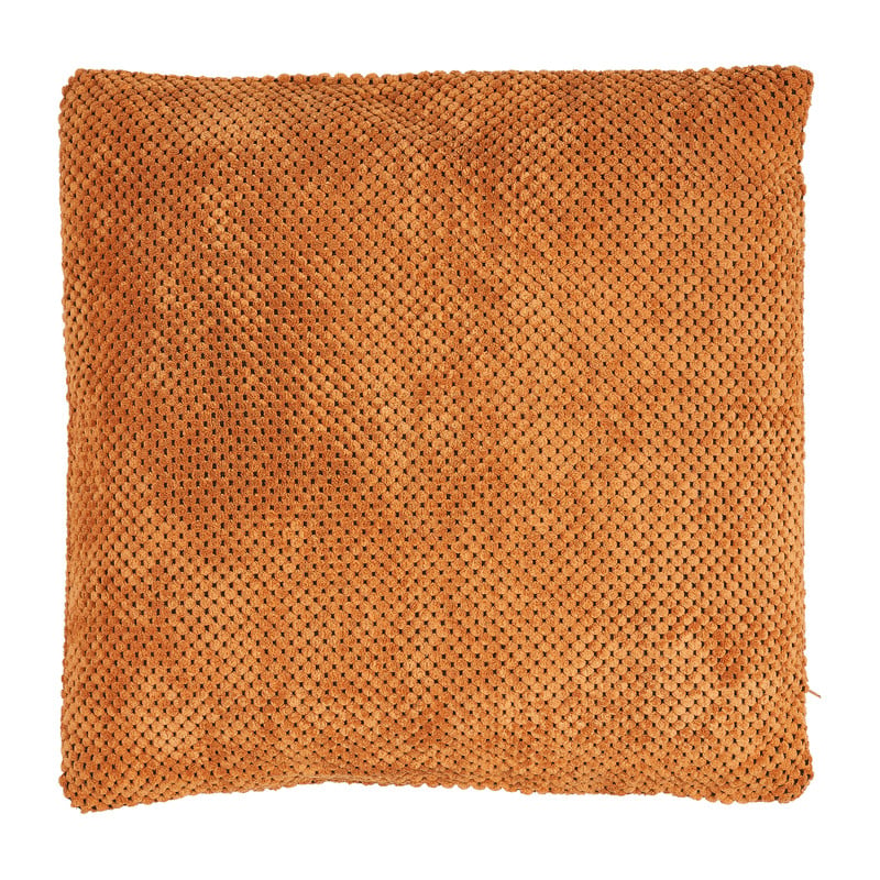 Sierkussen blokje - okergeel - 45x45 cm