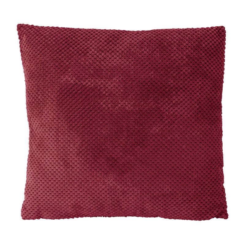 Sierkussen blokje - rood - 60x60 cm 