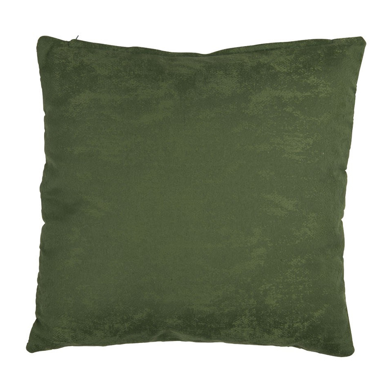 Sierkussen streep - groen - 45x45 cm