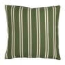 Sierkussen streep - groen - 45x45 cm