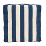 Matraskussen streep - blauw/crème - 45x45 cm