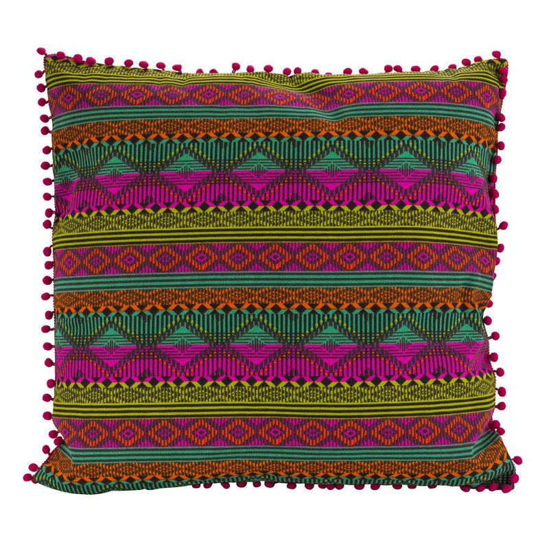 Sierkussen pompons - 60x60 cm