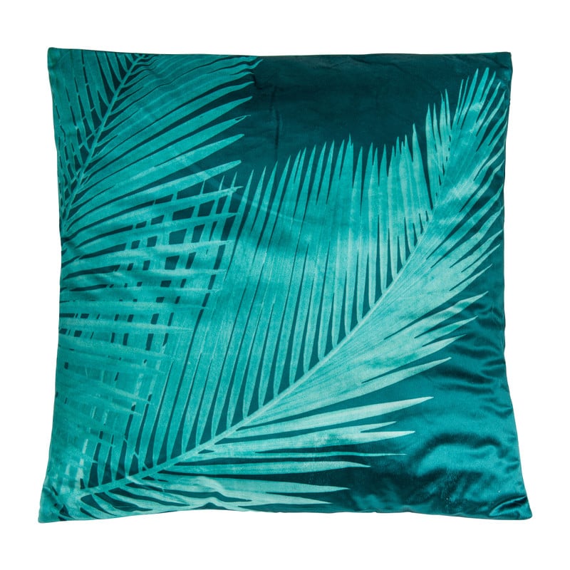 Sierkussen plamblad velvet - 60x60 cm