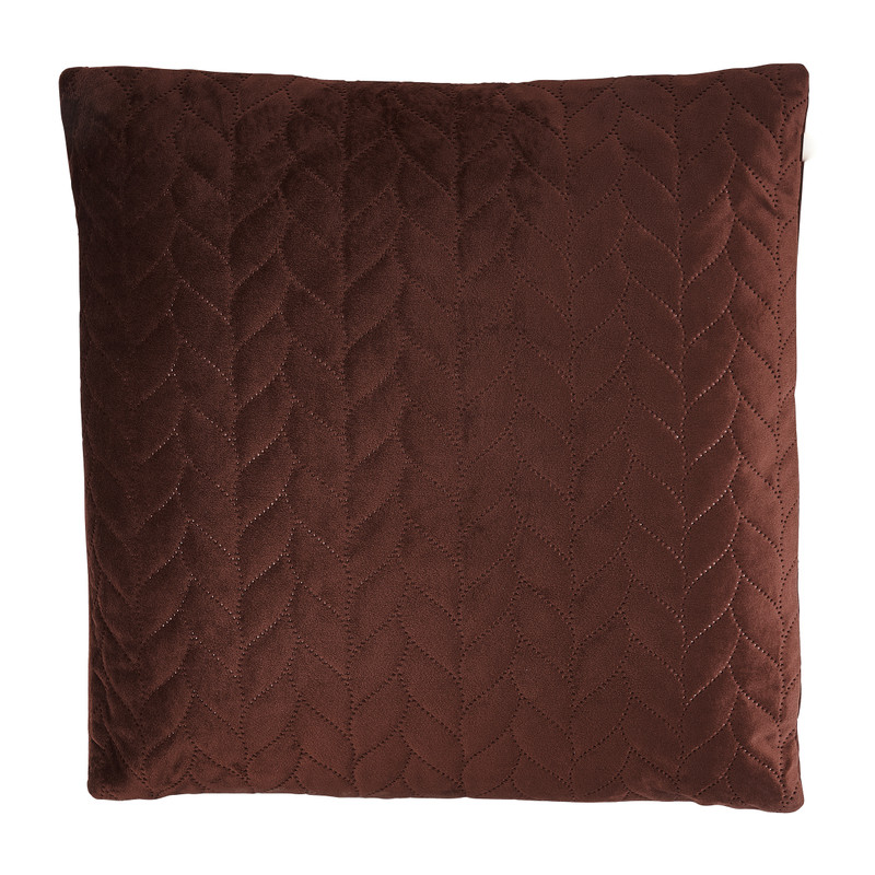 Sierkussen gestanst - bordeauxrood - 45x45 cm 