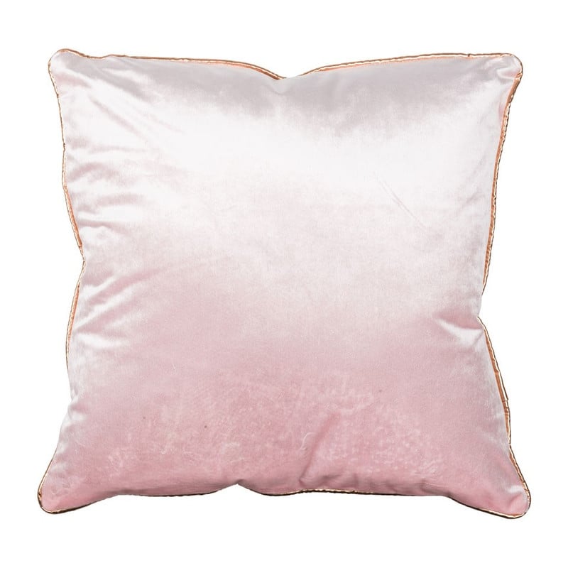 Sierkussen velours - 45x45 cm - lichtroze