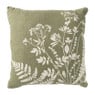Sierkussen bloemenweide - groen - 45x45 cm