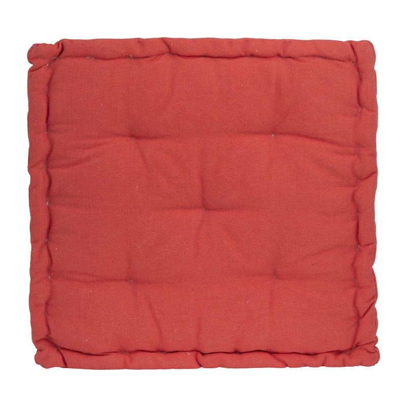 Matraskussen - rood - 45x45x8 cm