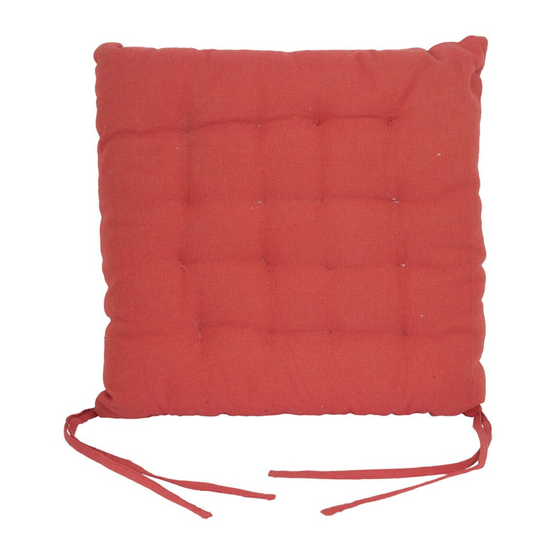 Zitkussen - rood - 40x40 cm