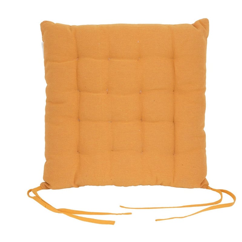 Zitkussen - geel - 40x40 cm