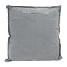 Sierkussen stonewashed - grijs - 45x45 cm