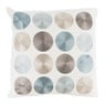 Kussen stip geborduurd – metallic - 45x45cm