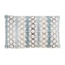 Kussen stip geborduurd – metallic - 30x50cm
