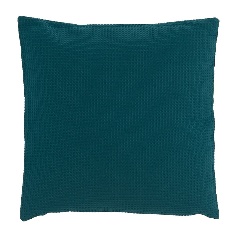 Sierkussen wafel - groen - 40x40 cm