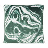 Sierkussen marmer - groen - 45x45 cm