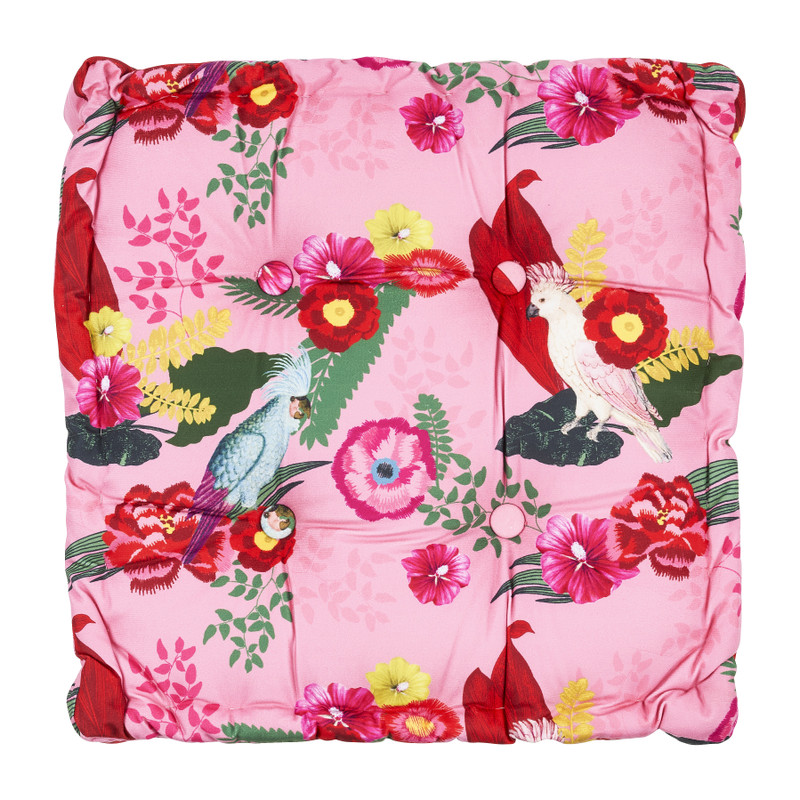 Matraskussen tropical roze - 45x45 cm 