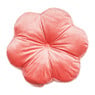Velvet bloem sierkussen - roze - 45x45 cm